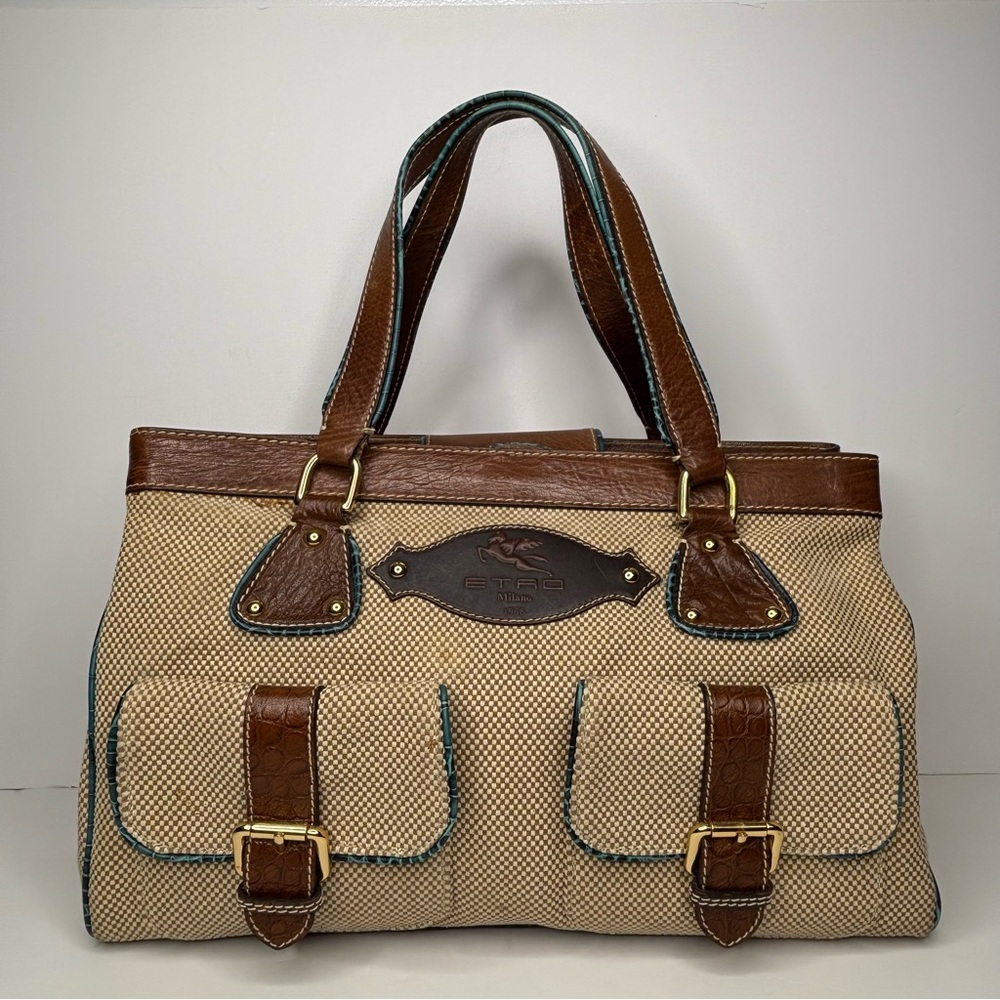 Etro Vintage Satchel Tote Bag